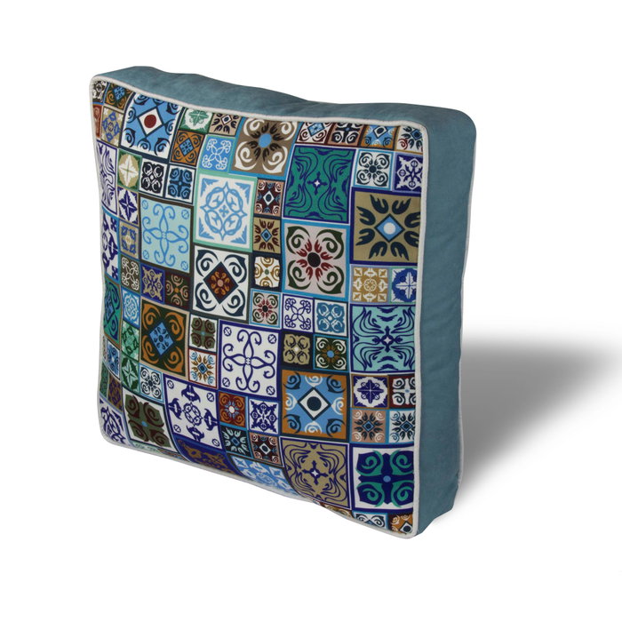Aberto Design Cojín YM1298 Multicolor 42x42 cm Aberto Design Cojín YM1298 Multicolor 42x42 cm